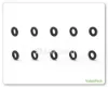 Picture of AHOR018: O-RING ID 2.0*1.0mm